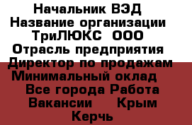 Начальник ВЭД › Название организации ­ ТриЛЮКС, ООО › Отрасль предприятия ­ Директор по продажам › Минимальный оклад ­ 1 - Все города Работа » Вакансии   . Крым,Керчь